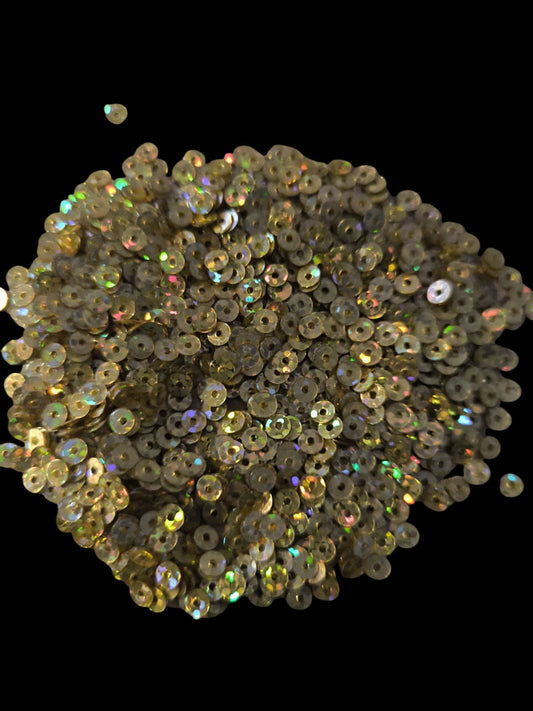 Paillettes doree royal irise ref 4fmt20L