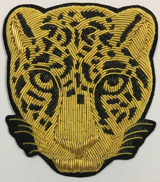 Patch brode leopard dore 1