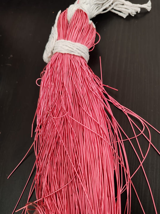 cannetille rose corail