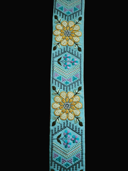 Galon brode vert amande sir bh4