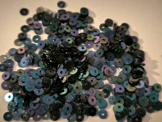 paillette bleu violet 55D 4mm zoom