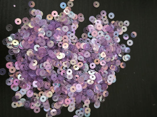 paillettes rose nacre zoom