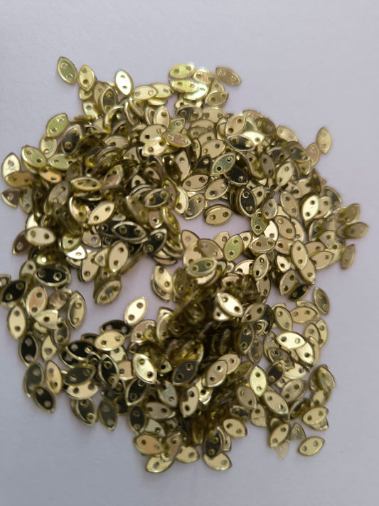sequins dores ovale 4mm 1