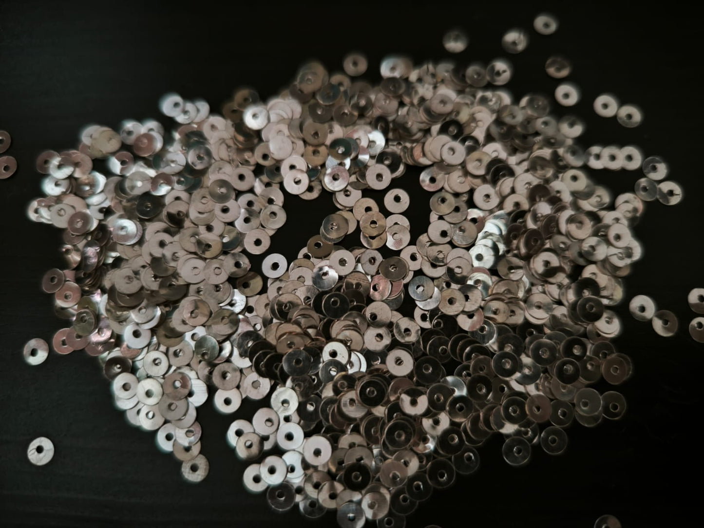 Paillettes metalliques dorees antik argent veritable