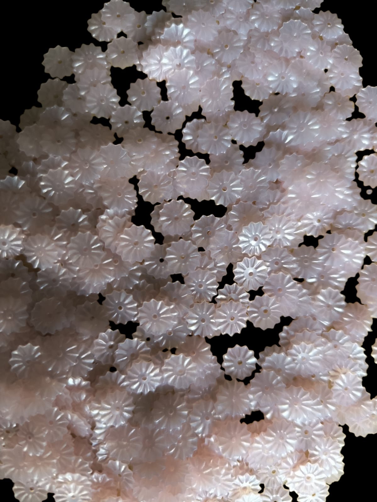 Paillettes Soleil Rose Pâle 7 mm