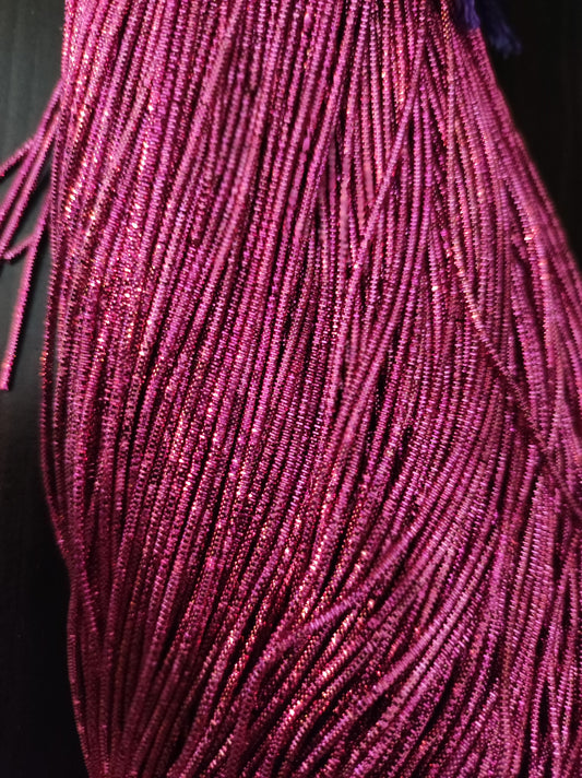Cannetille frisee violet rose