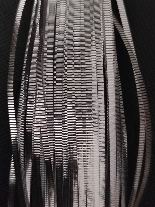 Fil de lame argent metallique lisse