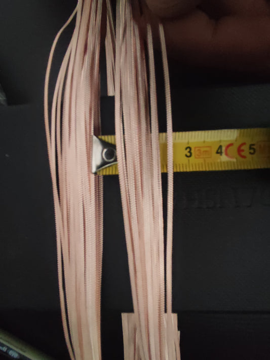 fil lame rose dore gravure croisee