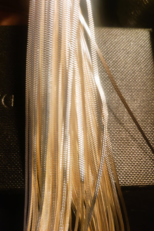 Fil de lame metallique dore ancien croises