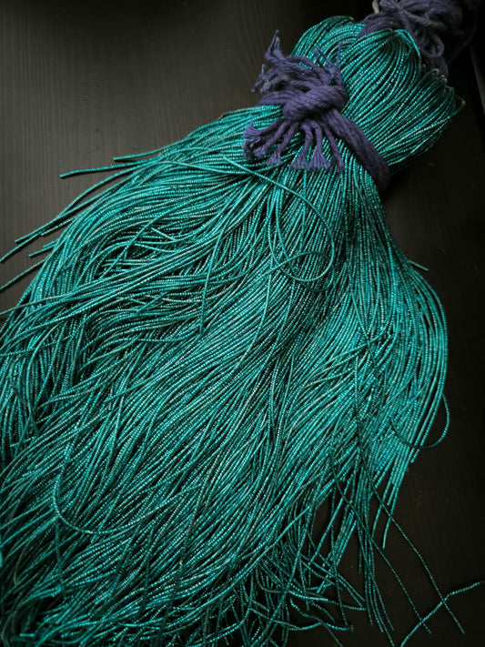 Cannetille frisee bleu turquoise-N 12 a