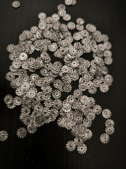 Paillettes Soleil Argentées 7 mm