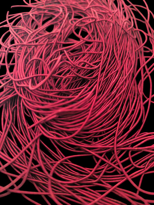 cannetille rouge bordeaux mat zoom