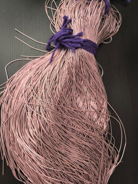 Cannetille rose brillante lisse fine