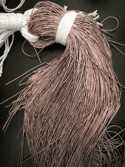 Cannetille fine rose cuivré antik