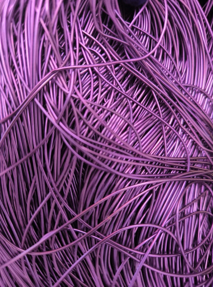 Cannetille violette lisse brillante