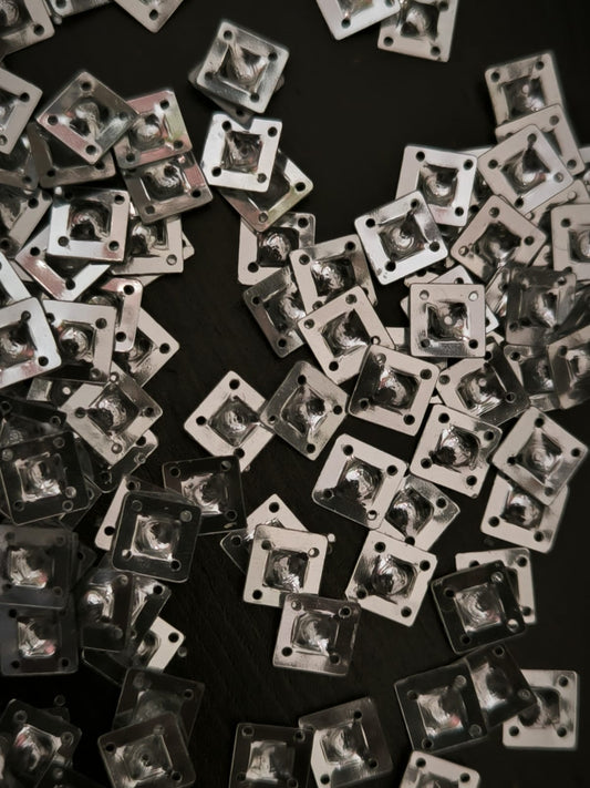 carres argentes 8 mm