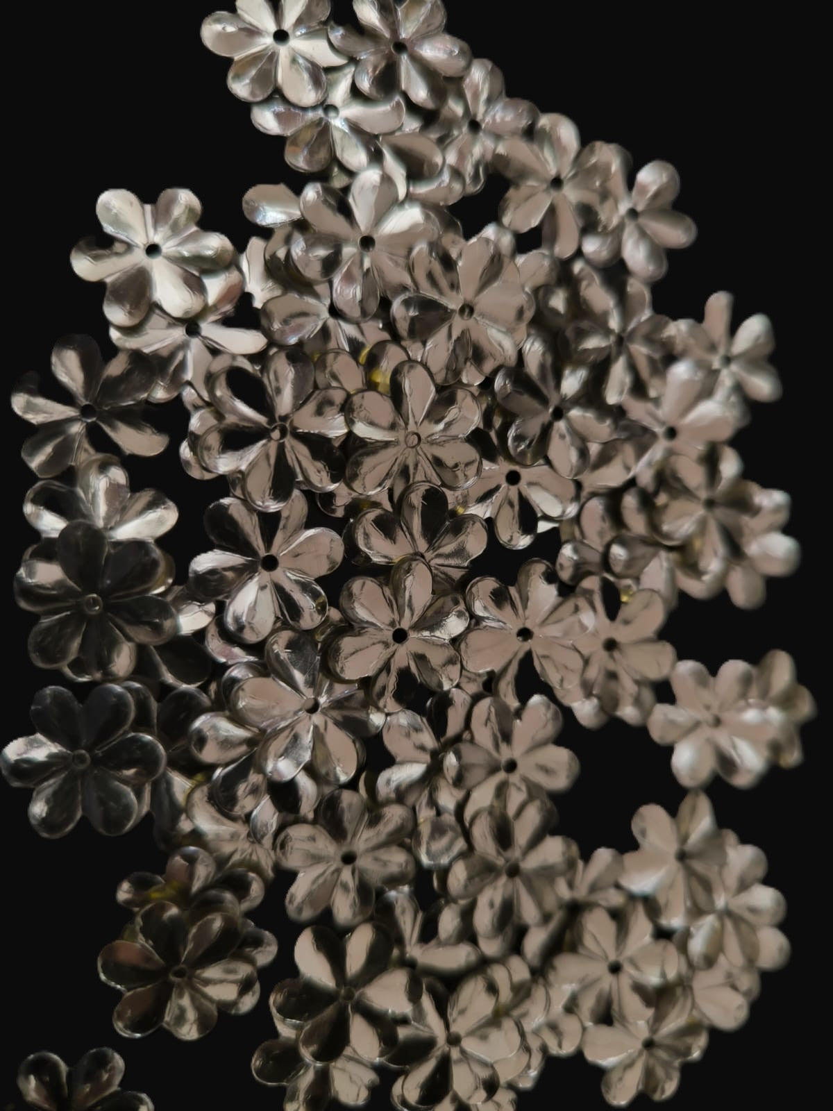 Fleurs Dorees pour Broderie 15 mm