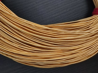 Jaseron doré brillant fin 1 mm