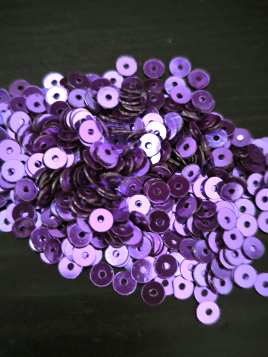 paillette Violet pourpre brillant MT230 4mm a