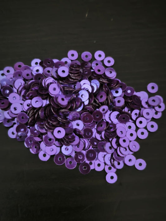 paillette Violet pourpre brillant MT230 4mm b