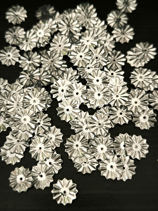 paillette argentee soleil 10mm-148MT41 a