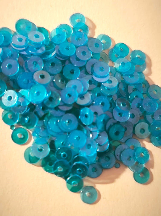 paillette bleu 49M 4mm a