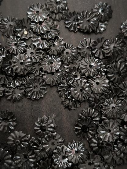 Paillettes Soleil Noires 7 mm