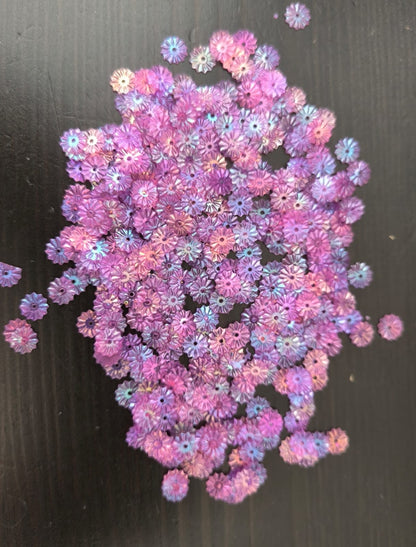 Paillettes Soleil Violet Irisé Rose 7 mm
