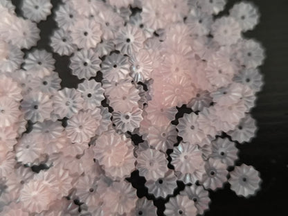 Paillettes Soleil Rose Pâle Ancien 7 mm