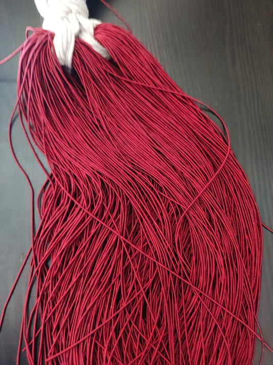 Cannetille lisse mat marron bordeaux