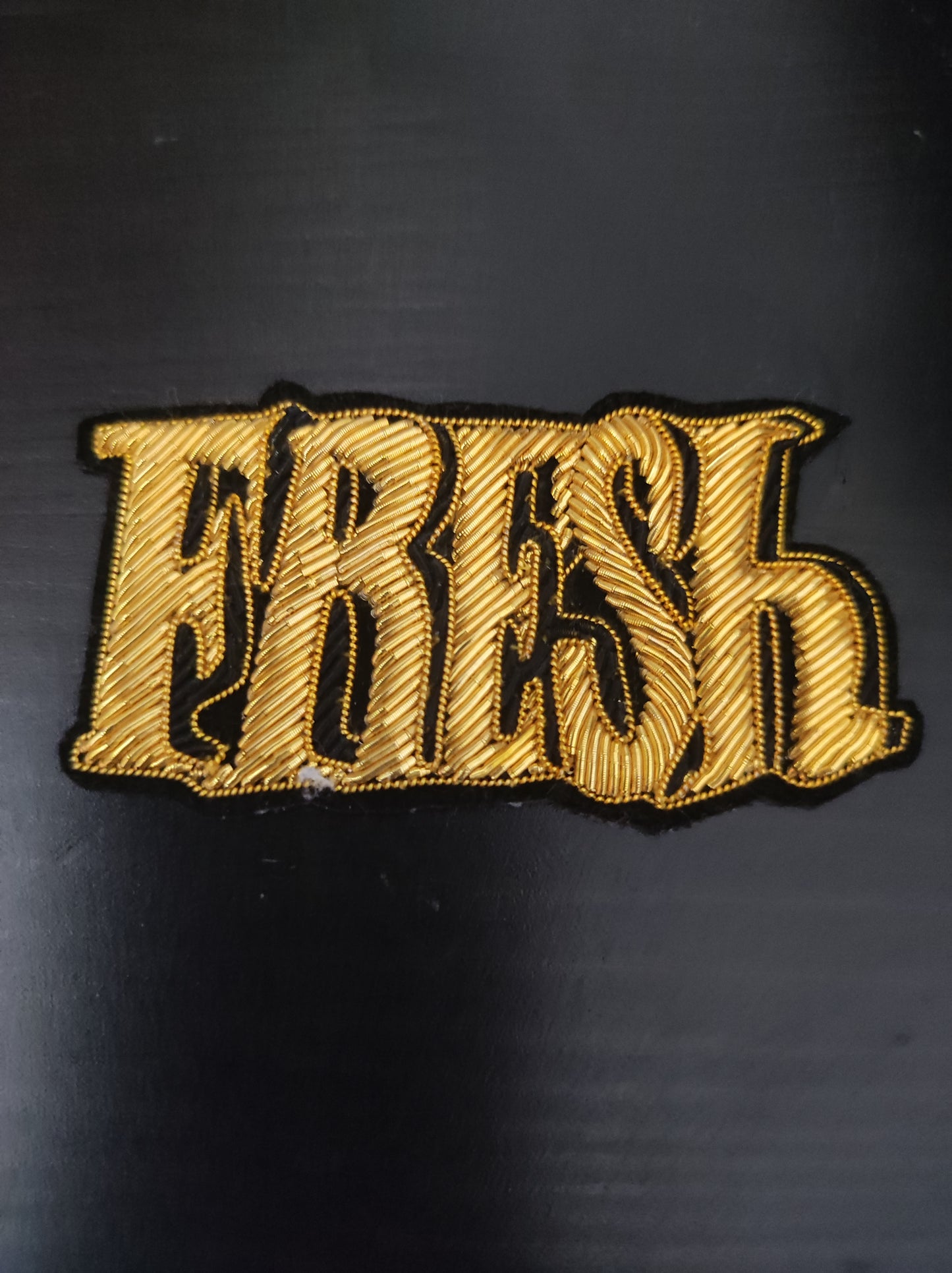 Patch brode graffiti FRESH doré