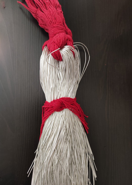 cannetille lisse argentee brillante