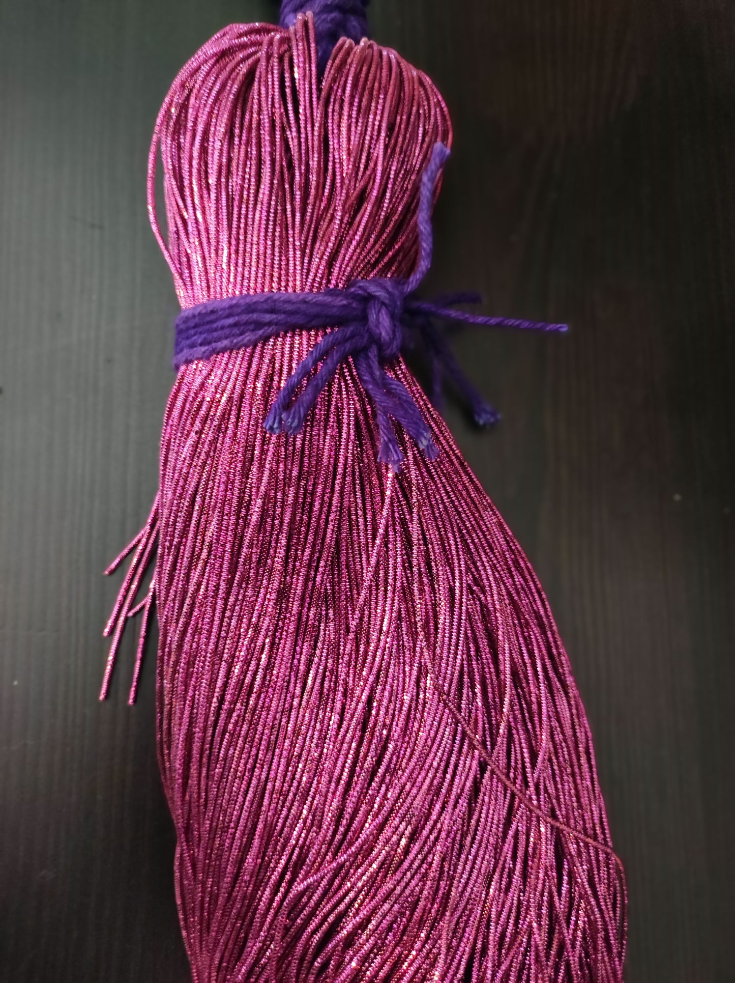 Cannetille frisee violette mauve